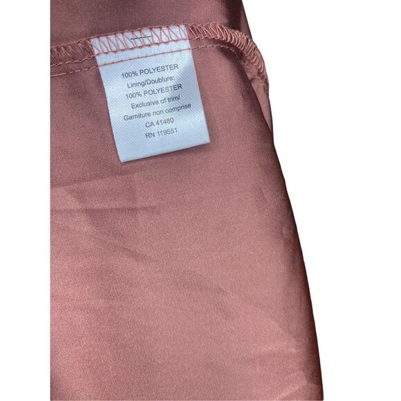 GF Collection Silk Like Mauve Blouse - Picture 4 of 7